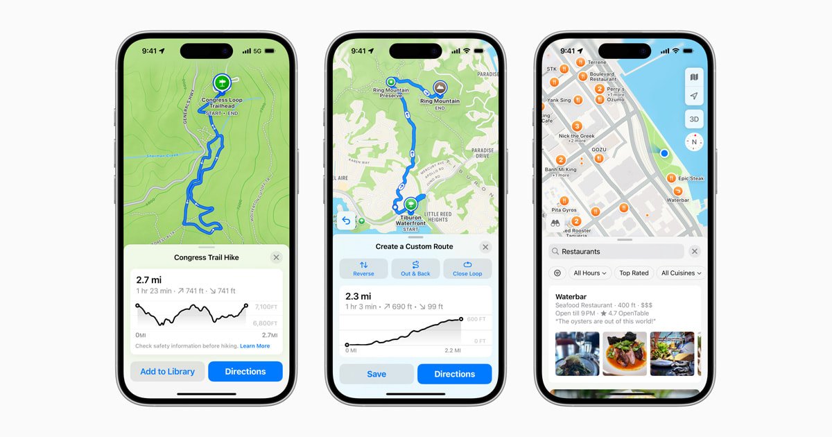 Apple Maps apresenta novas maneiras de explorar o mundo