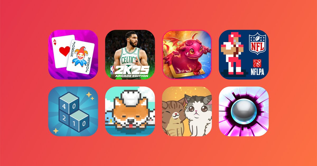 Oito jogos estão ingressando no Apple Arcade, incluindo Balatro+ e NBA 2K25 Arcade Edition