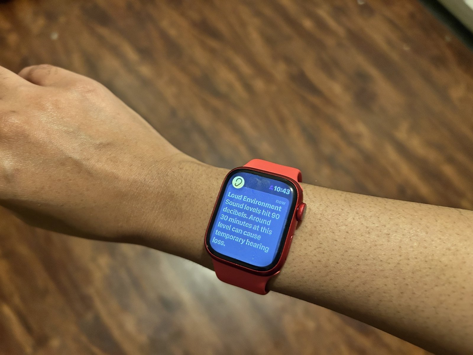 Alerta de ambiente ruidoso do Apple Watch Series 9