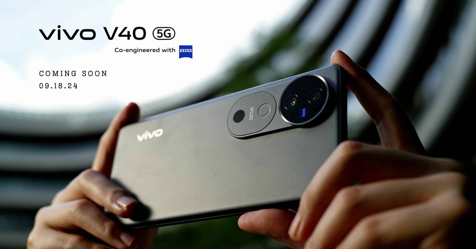 O próximo vivo V40 foi projetado em colaboração com a ZEISS
