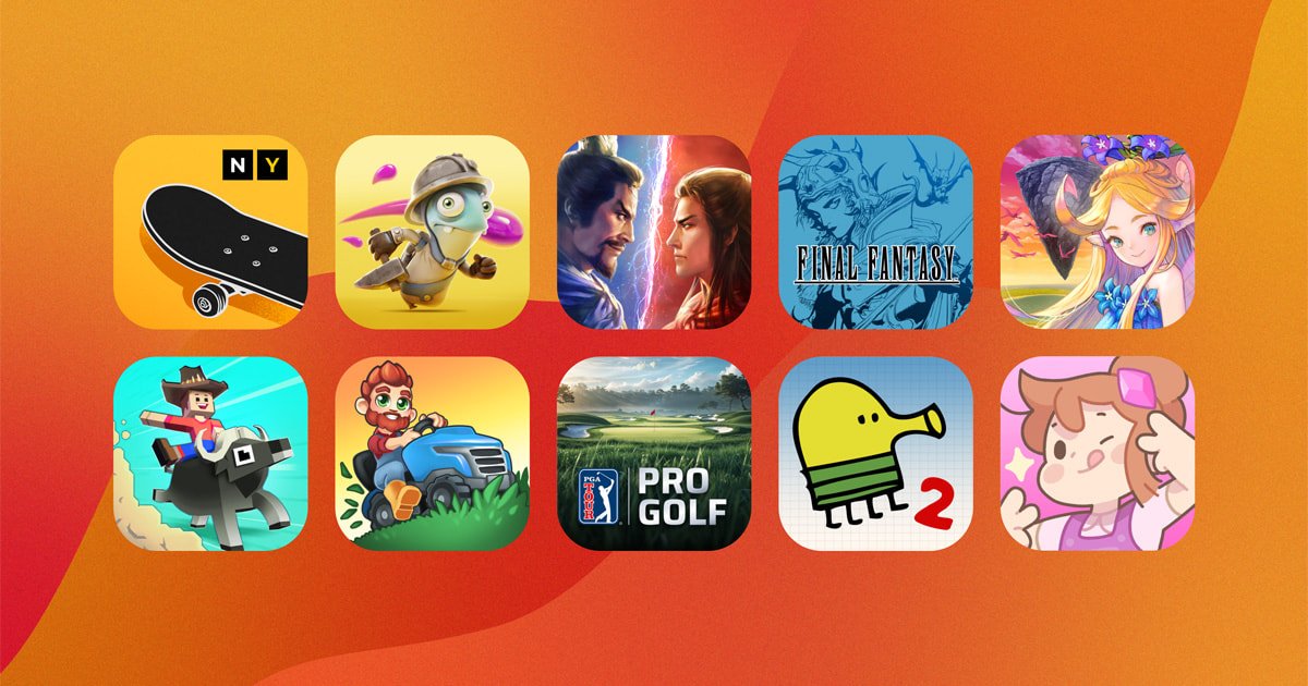 Apple Arcade será lançado em 2025 com 10 novos jogos, incluindo PGA TOUR Pro Golf