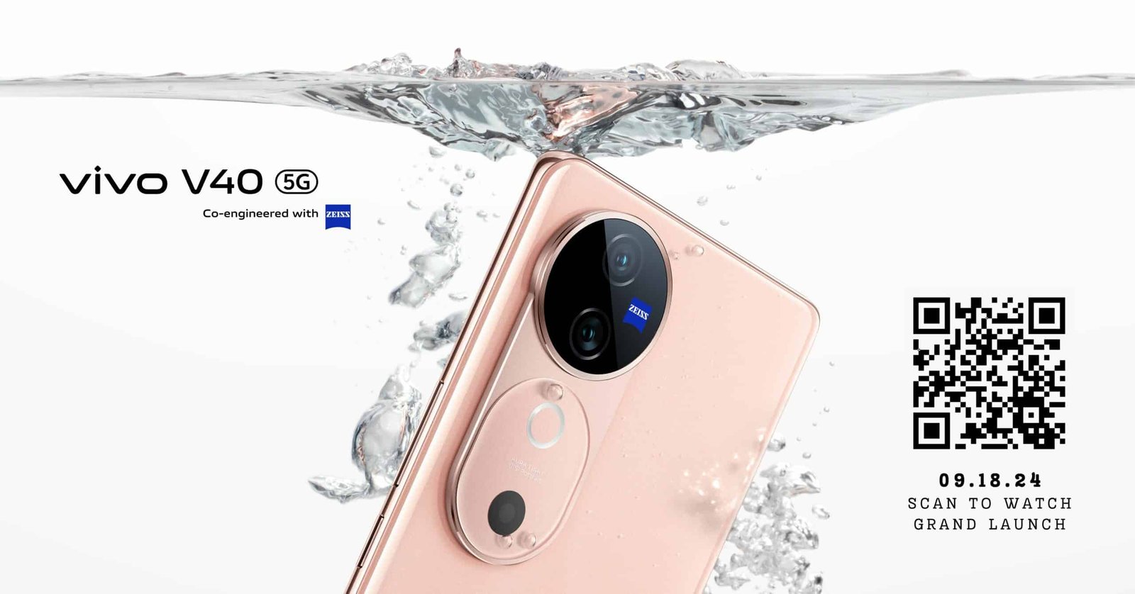 Além da ZEISS, vivo V40 garante durabilidade com IP68 e IP69